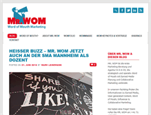 Tablet Screenshot of mrwom.com